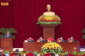 Toàn cảnh ngày làm việc thứ nhất Hội nghị Trung ương 14 khóa XIII