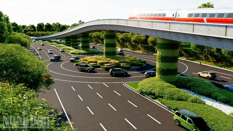 Mô phỏng dự án Tuyến tàu điện đô thị (tàu điện nhẹ - LRT) nối sân bay Phú Quốc tới Trung tâm Hội nghị APEC.