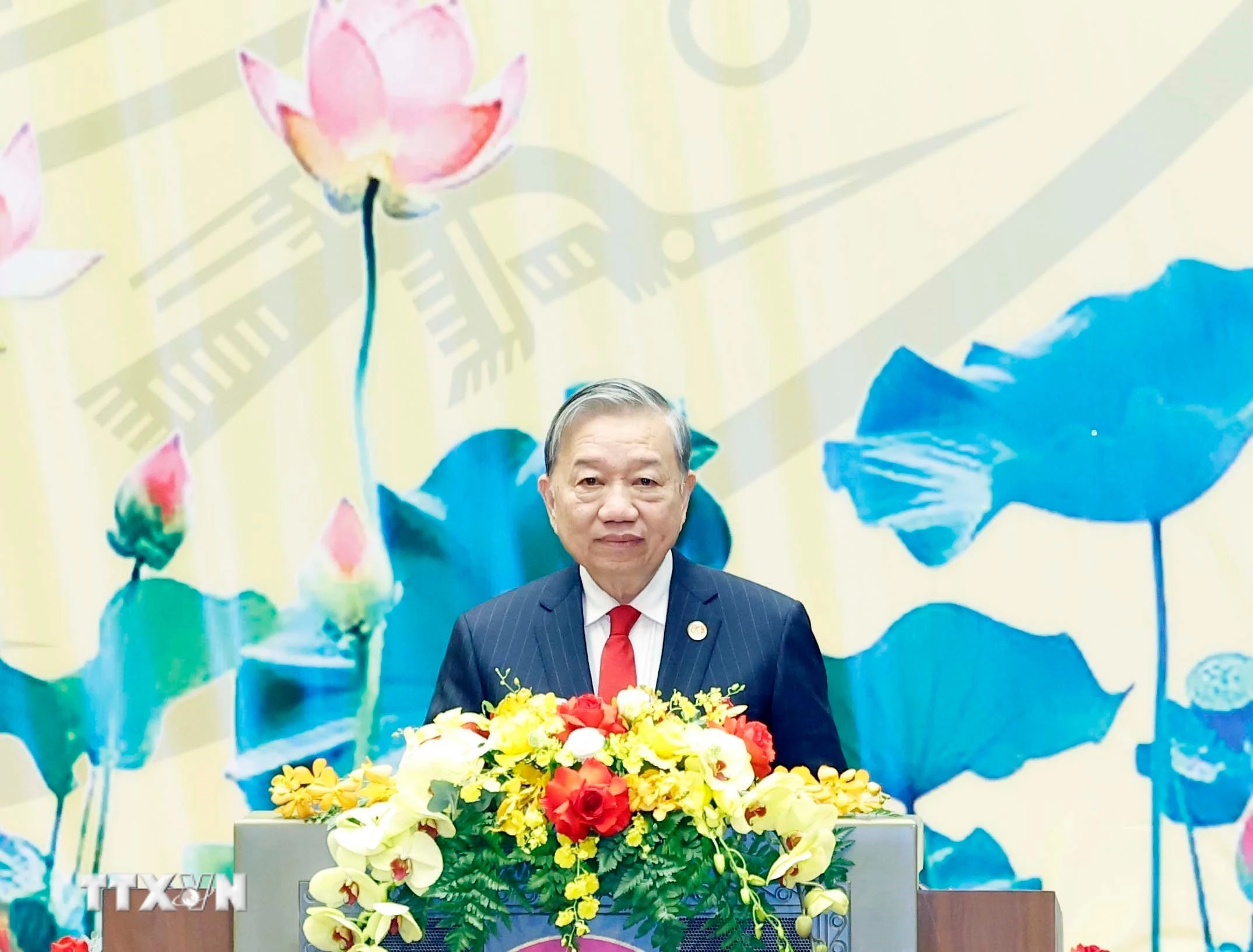 Tổng Bí thư Tô Lâm phát biểu. (Ảnh: Thống Nhất/TTXVN)