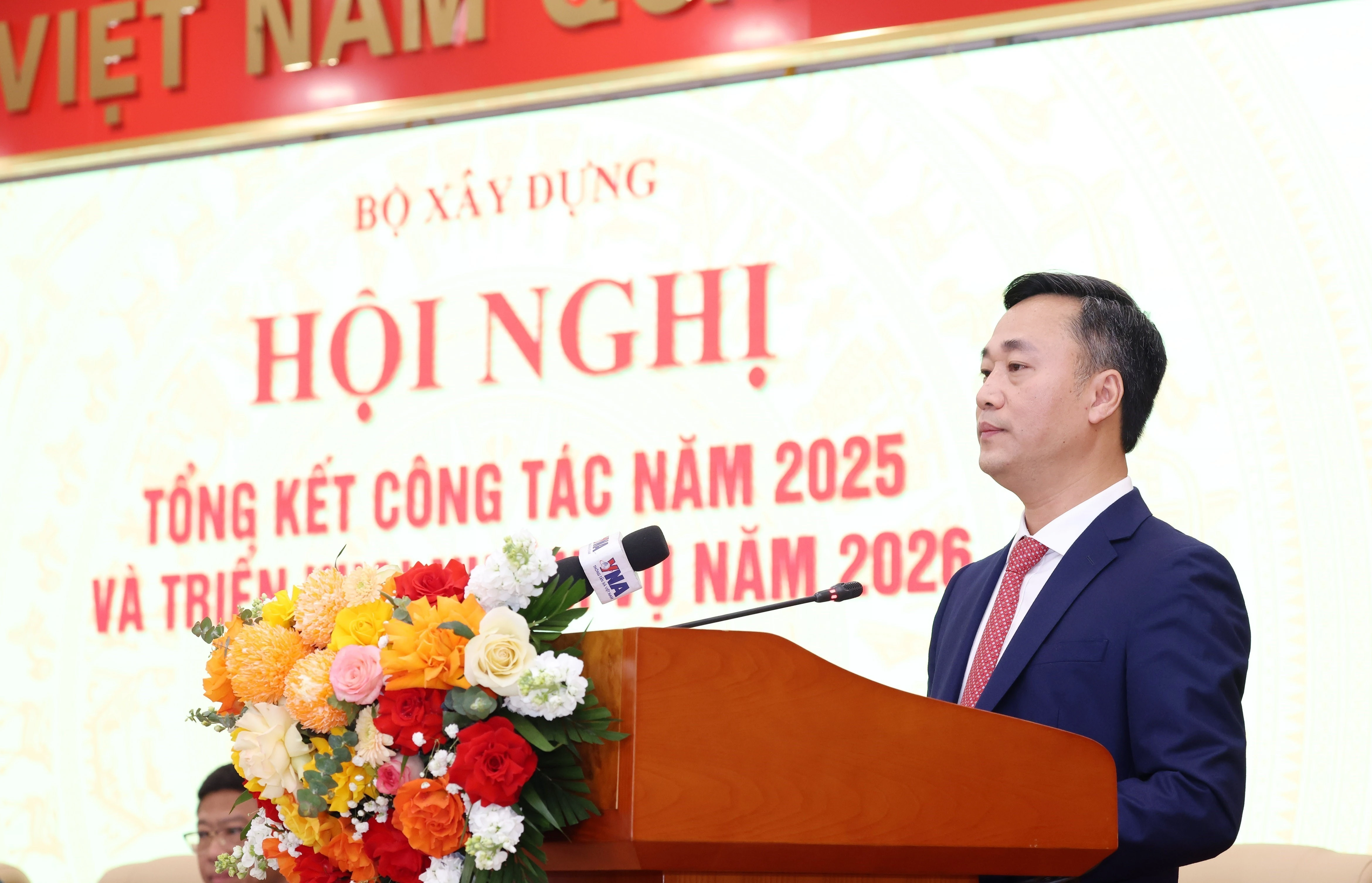 Thứ trưởng Bộ Xây dựng Nguyễn Việt Hùng. (Ảnh: Quốc Khánh/TTXVN)