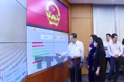 Chủ tịch Quốc hội: Thông tin bầu cử được truyền tải nhanh chóng, chính xác 