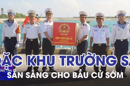 Đặc khu Trường Sa sẵn sàng cho bầu cử sớm 