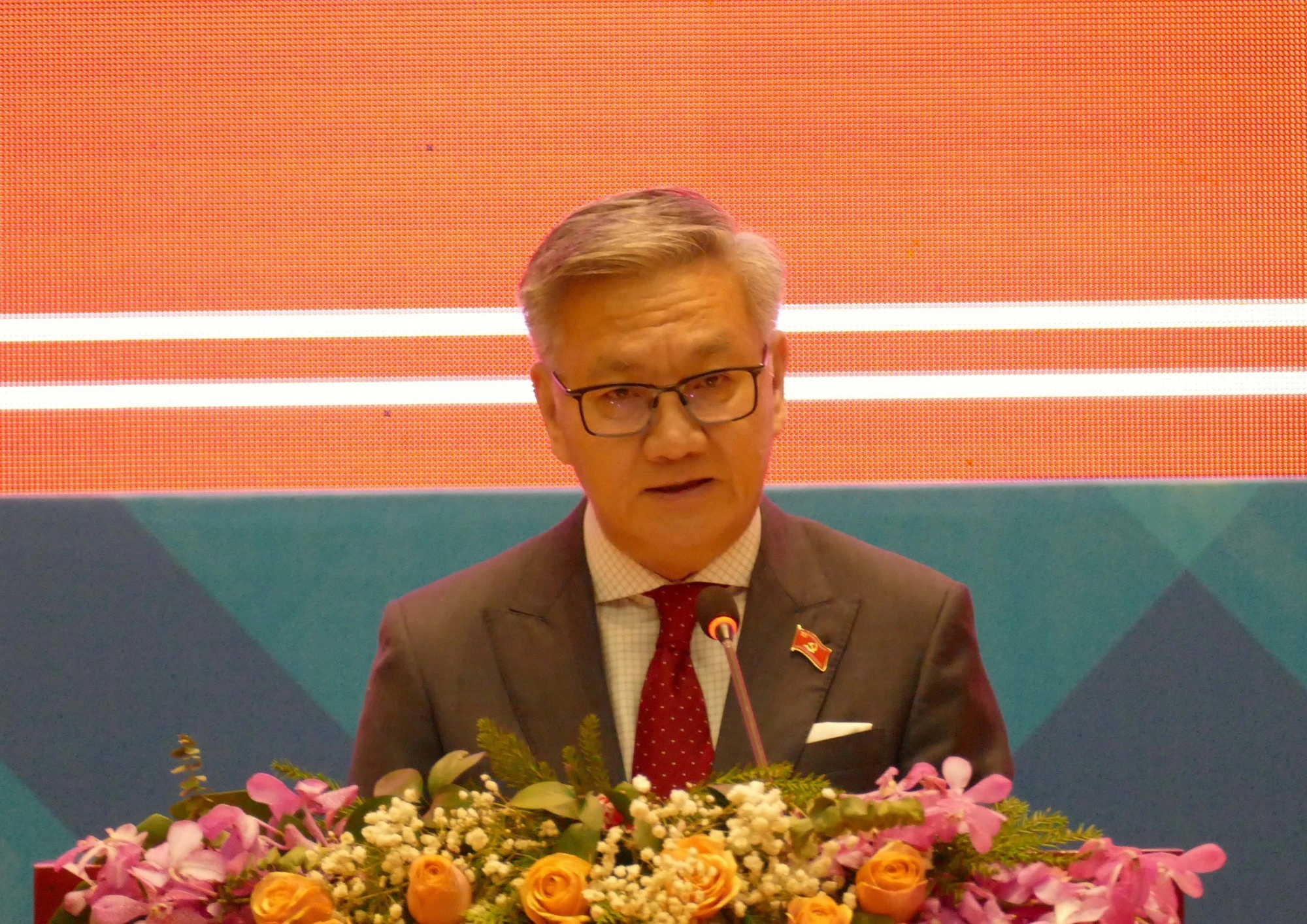 Bộ trưởng Ngoại giao Lào Thongsavanh Phomvihane. (Ảnh: Xuân Tú/TTXVN)