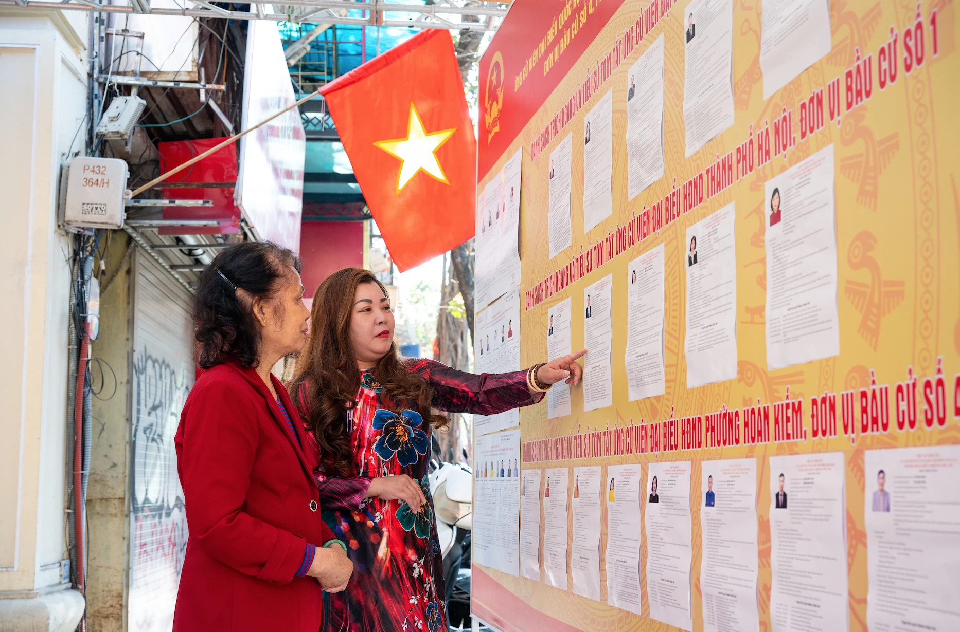 Công tác chuẩn bị bầu cử tại nhiều nơi đã sẵn sàng. (Ảnh: Minh Sơn/Vietnam+)